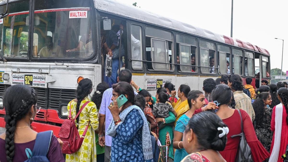 Women ridership surges to 65% on APSRTC buses under stree shakti scheme