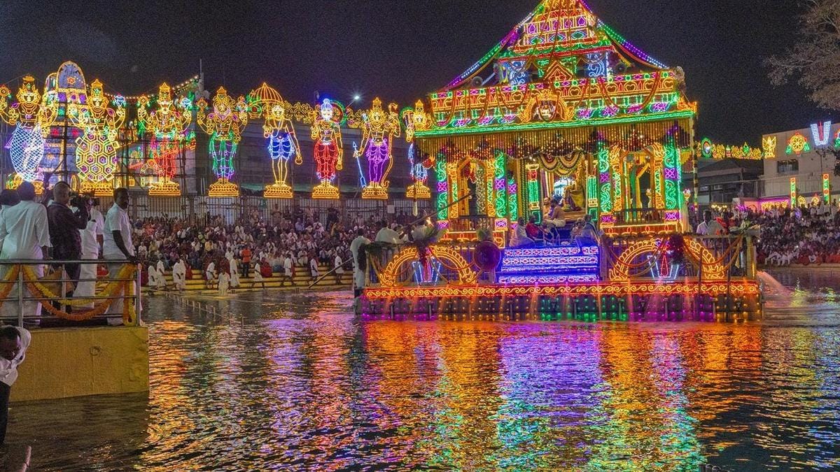 Teppotsavams begin at tirumala with divine float ride