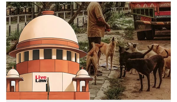 Supreme court mandates clearing stray dogs and cattle from public areas