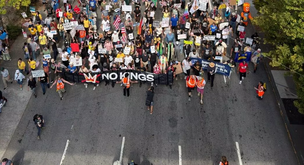 No Kings protests signal Trump’s deepening divide in America No Kings protests signal Trump’s deepening divide in America